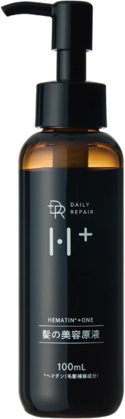【ヘマチン原液】DRH+ ヘマチンの力でサロンケアを実現 髪の美容原液 100mL インバストリートメント ハリコシ ボリューム エイジングケア 洗い流すトリートメント シリアルナンバー付 (ヘマチン原液)