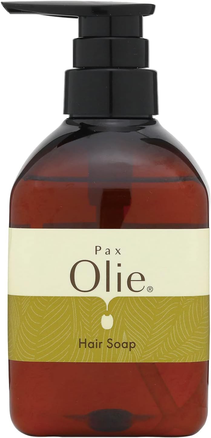 PAX Olie(パックスオリー) ヘアソープ ( 本体 450ml / シトラス&ハーブ ) 無添加 100%自然由来成分 敏感肌 石けんシャンプー( 皮脂 / 地肌 / 頭皮ケア ) 太陽油脂 パックスナチュロン