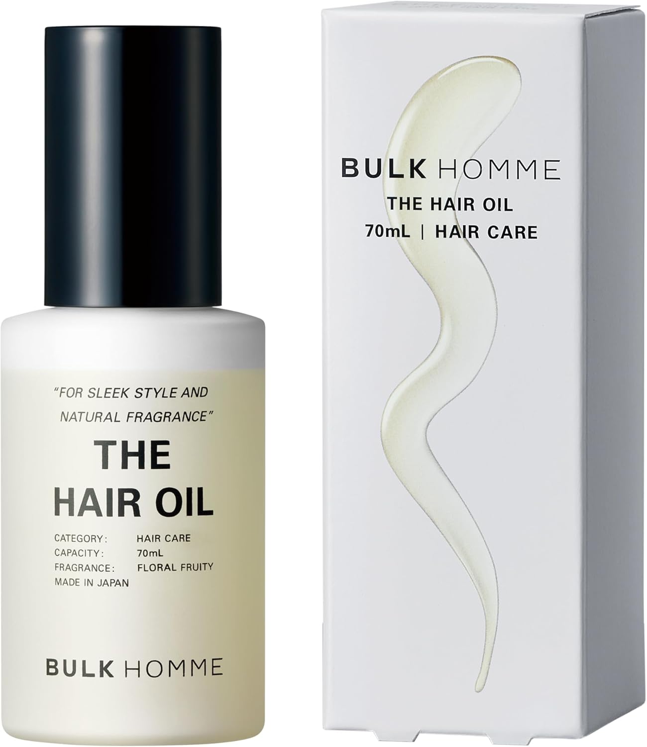 バルクオム ヘアオイル メンズ 70ml フローラルフルーティの香り 植物由来 天然オイル 洗い流さないトリートメント