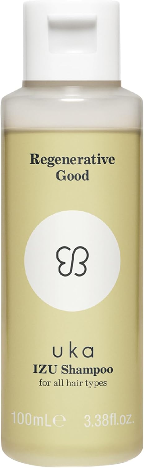 【公式】uka(ウカ) IZU(イズ)シャンプー for ダメージヘア 100mL ボトル/ヘアケア ダメージケア 保湿 まとまり ツヤ 指通り 天然由来 オーガニック クロモジ サロン/母の日 ギフト